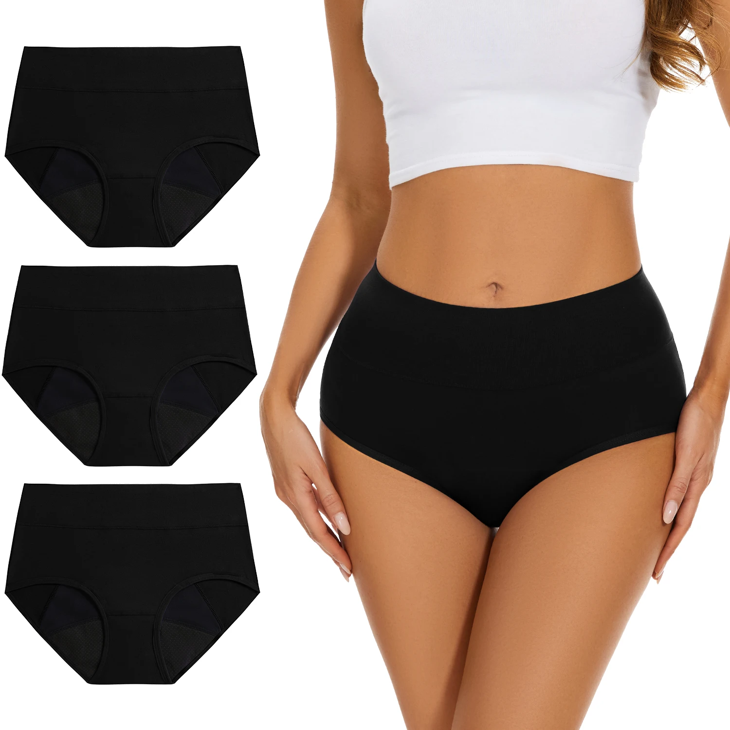 Period Panty Absorbent - 3 stks/partij Menstruatie Slipje Voor Menstruatie
