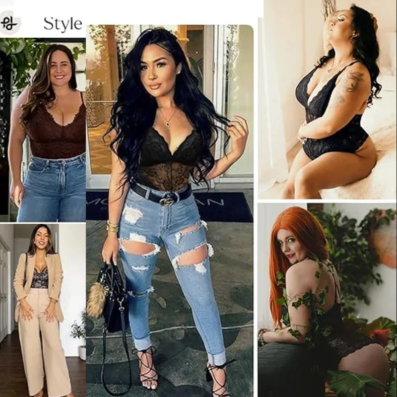 GUUDIA Kanten bodysuit V-hals  - Shapewear Bodysuit Firm recensie en prijs