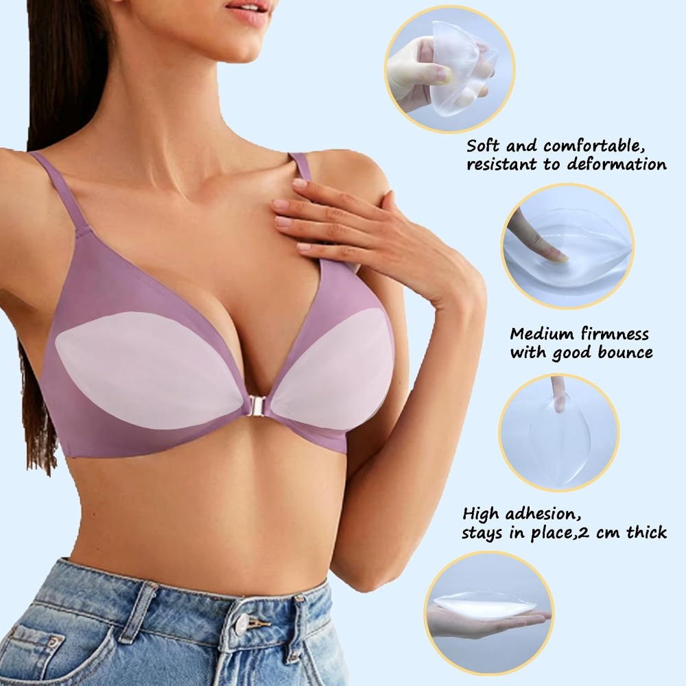 Zelfklevende siliconen bh-inle - Push Up Bra Padded recensie en prijs