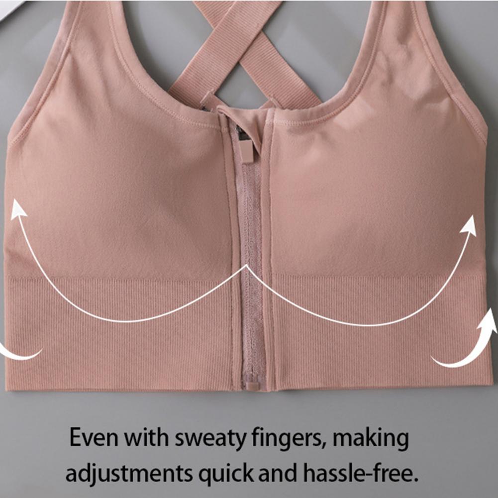 Draadloze sportbeha met ritssl - Sports Bra High Impact recensie en prijs