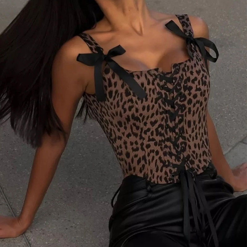 Luipaard Gedrukt Hof Corset Vr - Corset Waist Cinch recensie en prijs